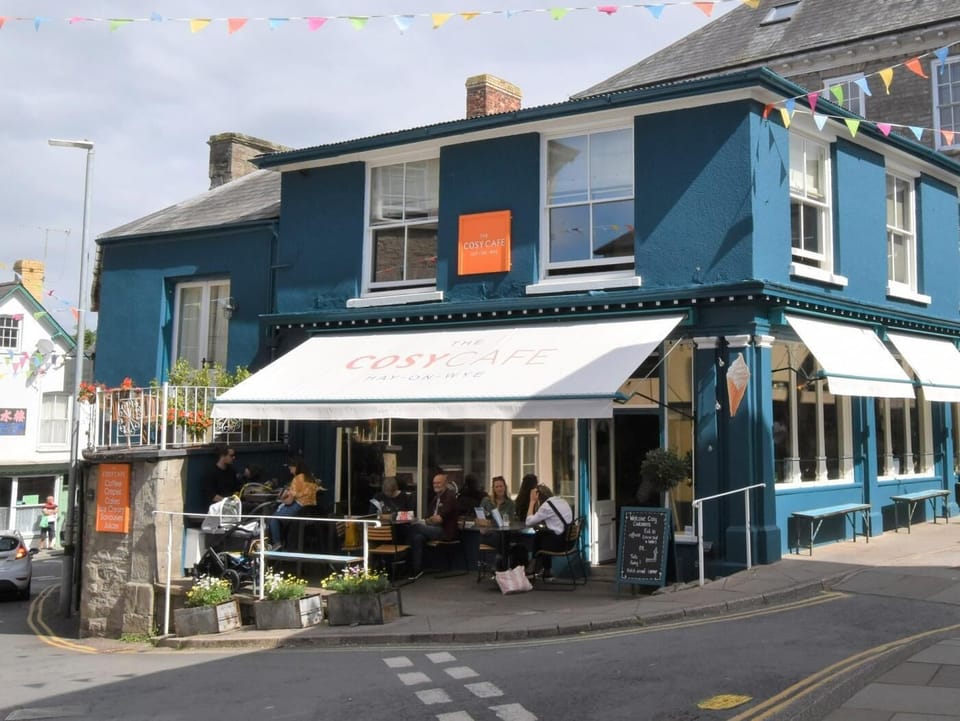 Hay-on-Wye has lots of independent cafes and restaurants, there's something for everyone