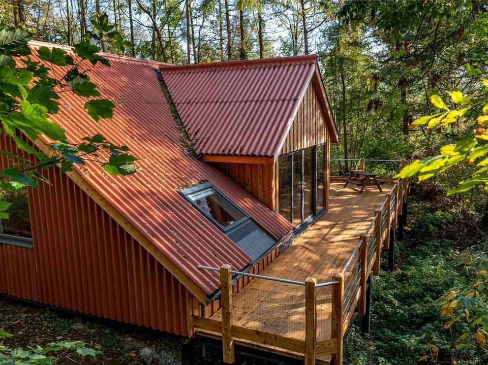 Watch an array of wildlife from the terrace overlooking the River Wye