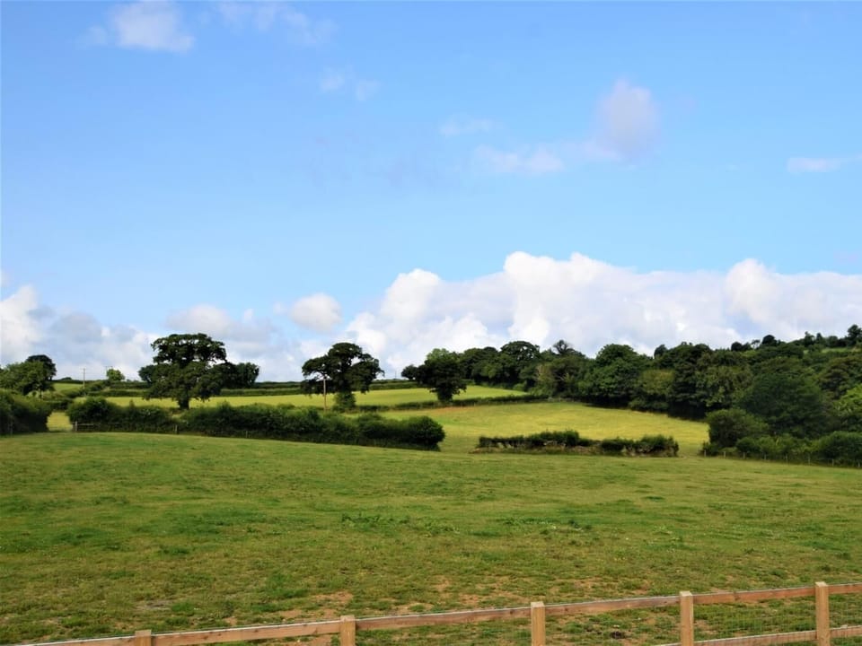 Far reaching views from upper floor to rear of property