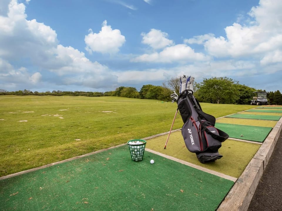 Practice on the driving range
