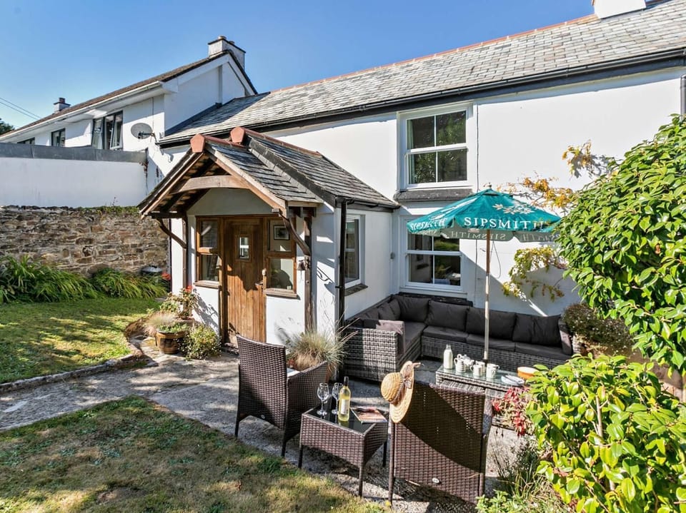 This stunning cottage is pretty inside and out