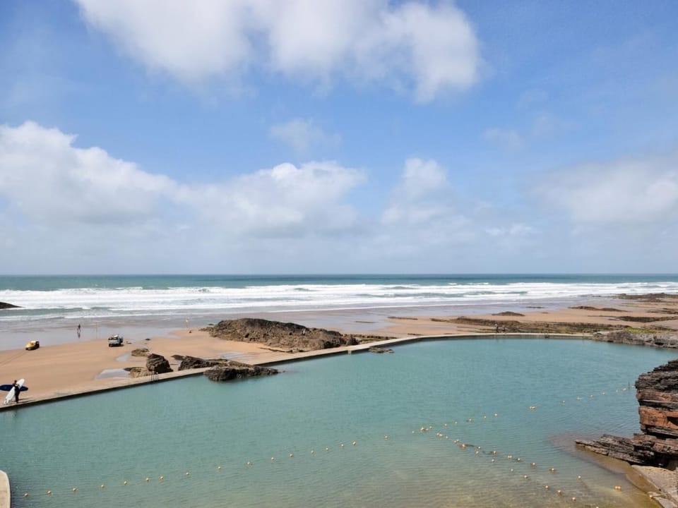 Nearby Bude, famous sandy surf beachs and sea pool