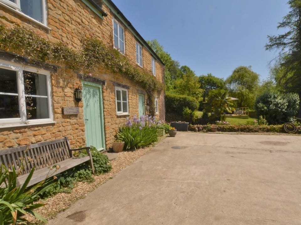 Just a few steps from the front door is the large garden
