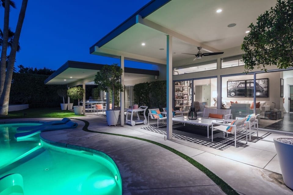 Spacious Covered Patios With Seating And Games