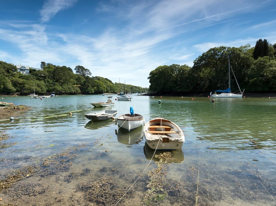 Explore the banks of the Helford river with some lovely pubs nearby