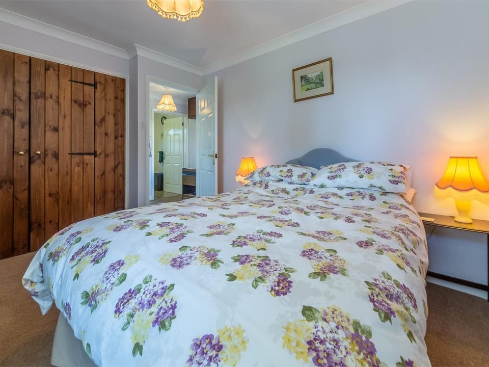 Enjoy a good nights sleep in the master bedroom
