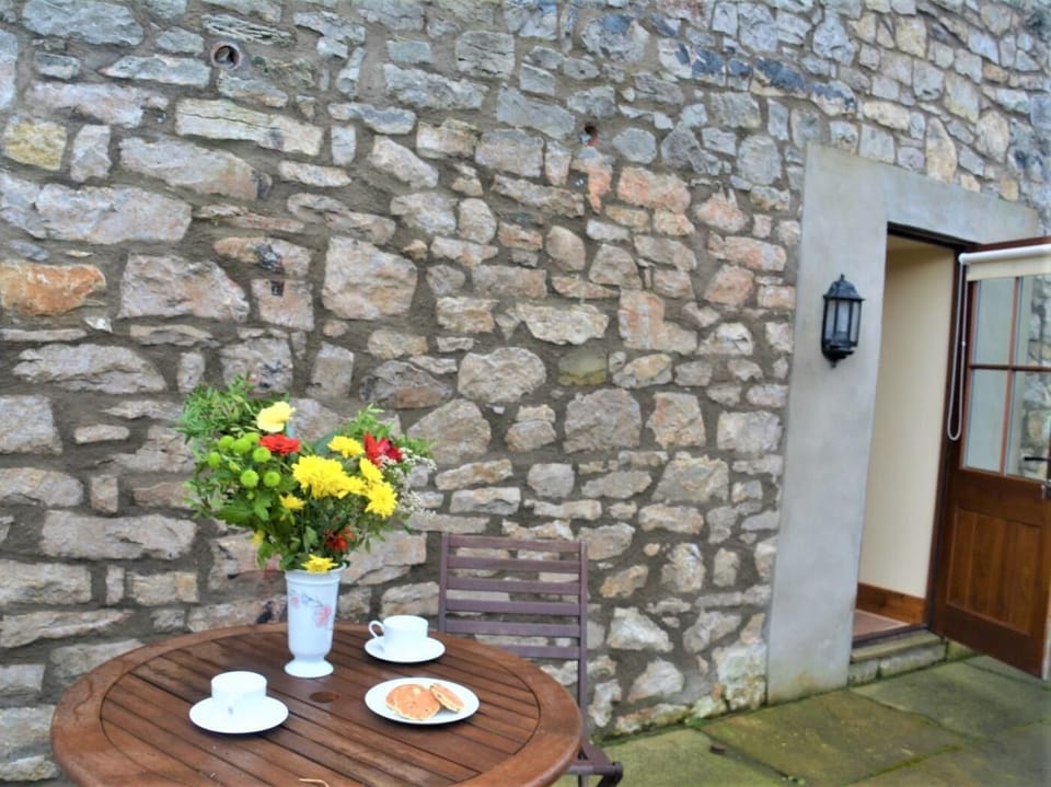 Relax and enjoy breakfast outside 