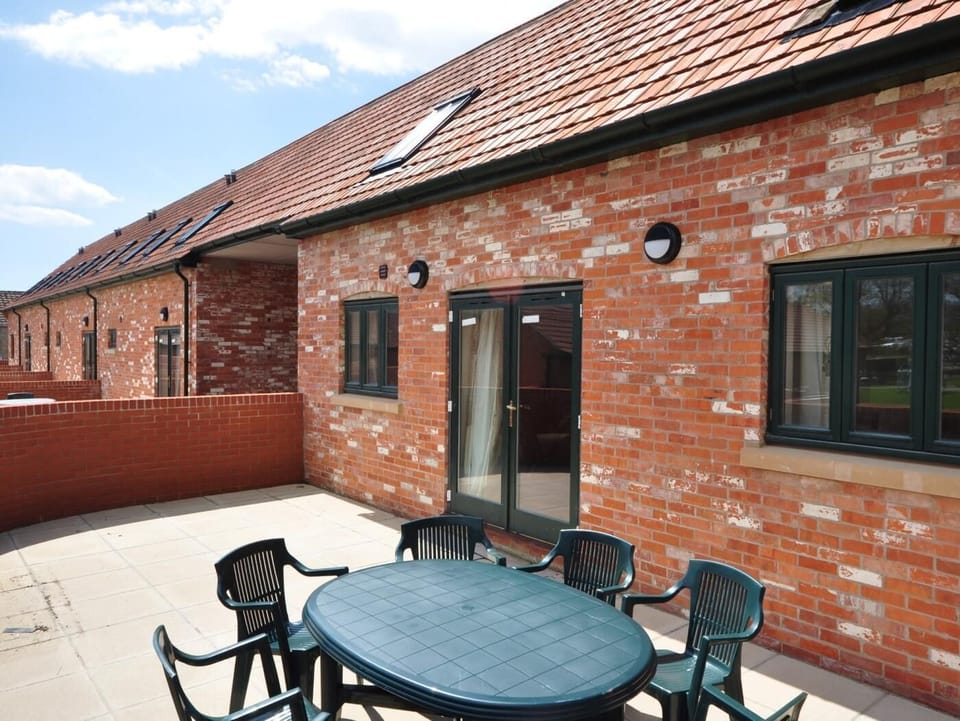 Looking towards the property from the enclosed patio area