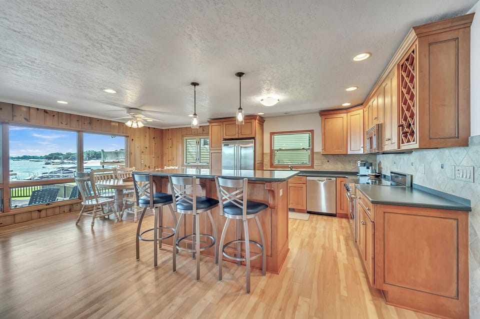 Open concept kitchen