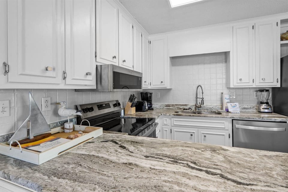 Conch Shell Kitchen Sink and Apppliances