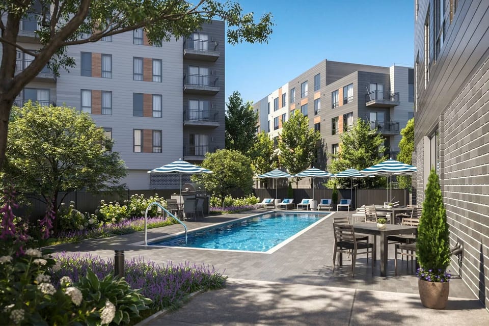 A stunning outdoor pool designed for resort-style relaxation.
Crystal-clear waters and elegant surroundings create a tranquil escape.