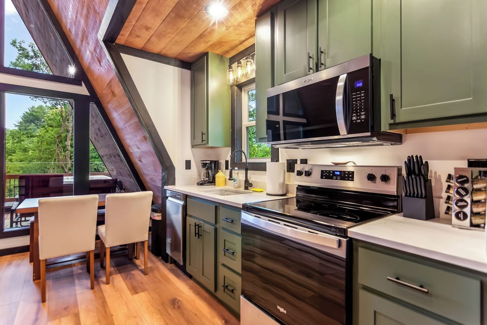 Kitchen with a view.