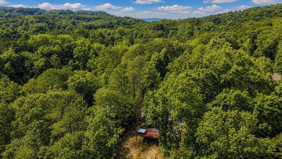 Tucked away in the mountains just five minutes from down town.