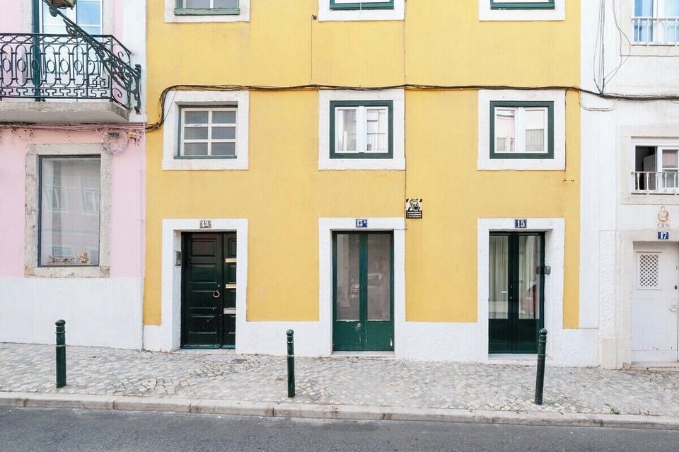 The building where the apartment is located