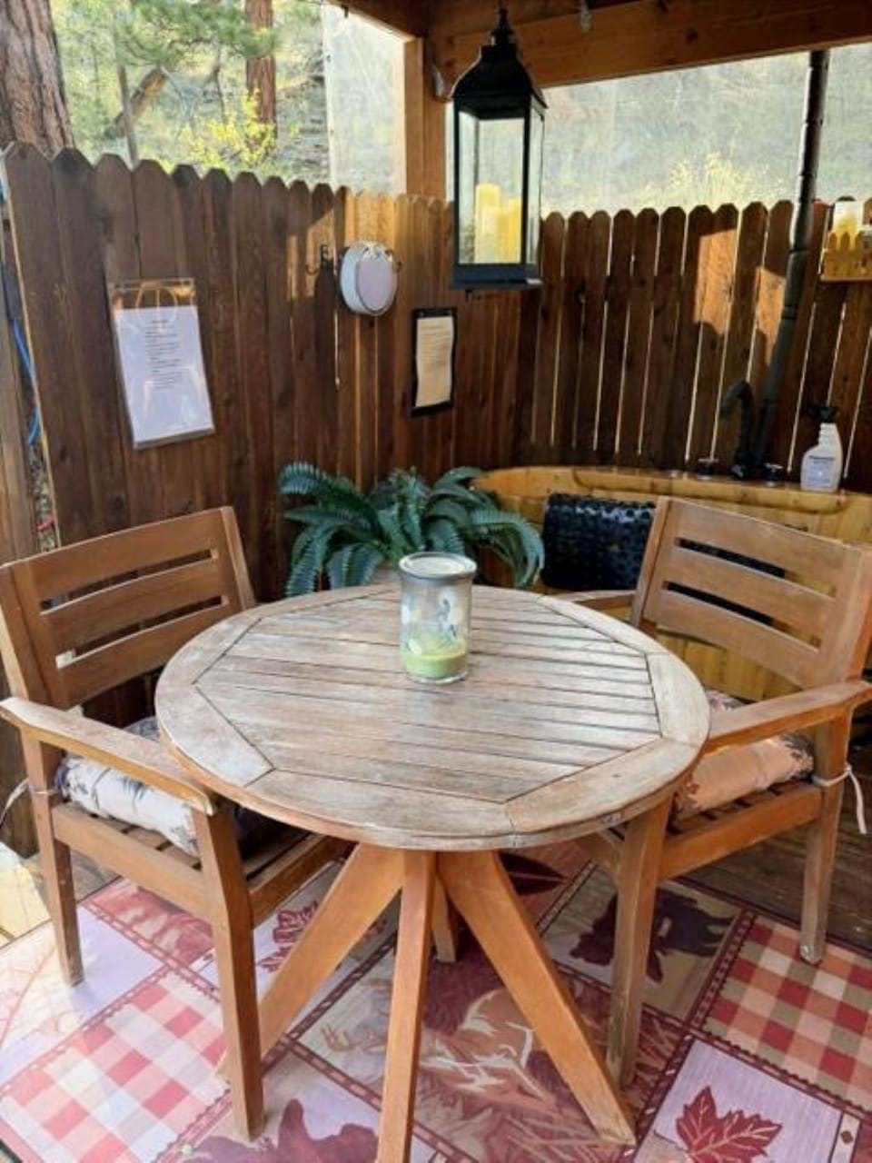 Outdoor dining