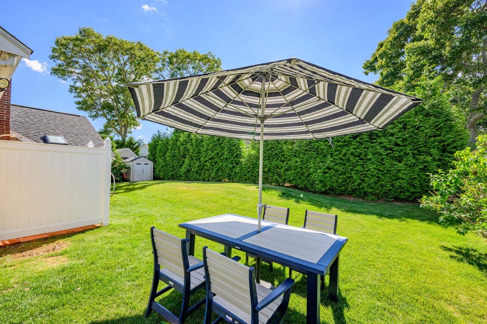 Outdoor dining area