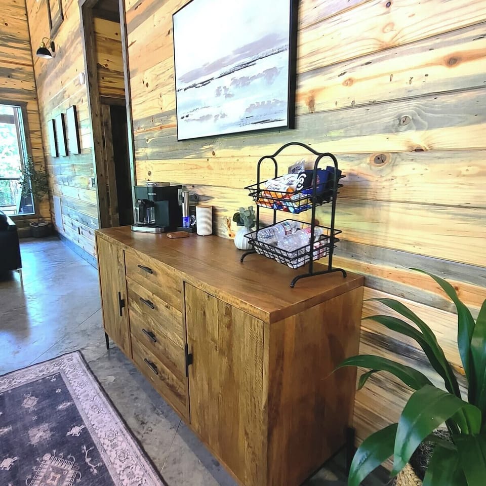 Coffee, wine, and snack bar