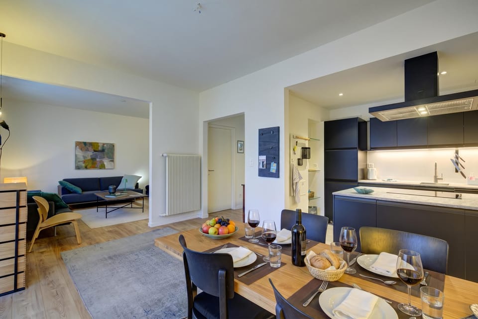 Kitchen and dining area