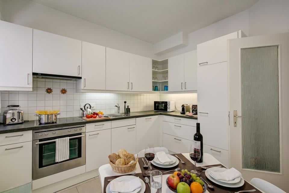 Kitchen and dining area