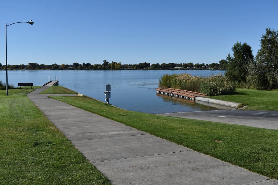 Public boat dock just two blocks away!