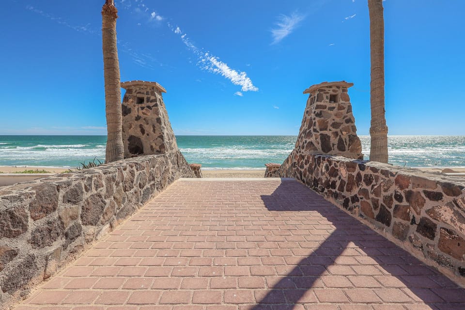 Pathway towards beach