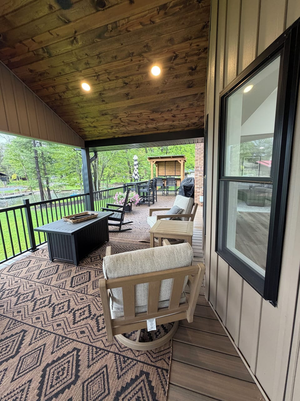Large Deck with built in bar