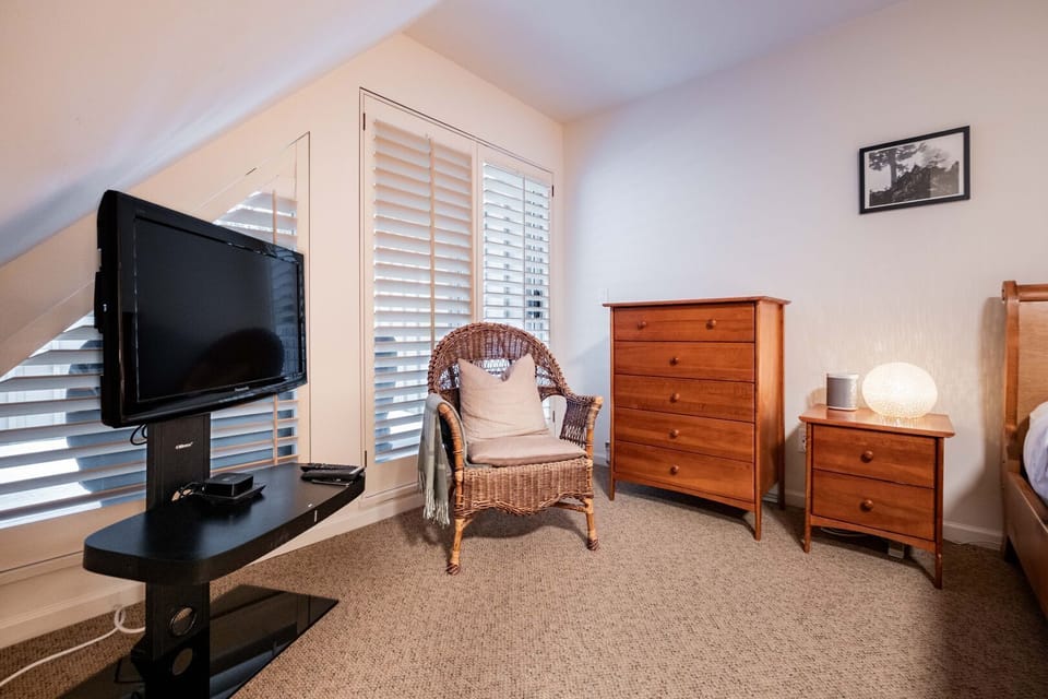 Primary bedroom: TV