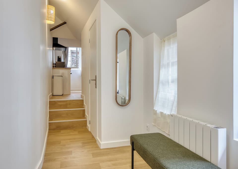 Entrée accueillante du logement