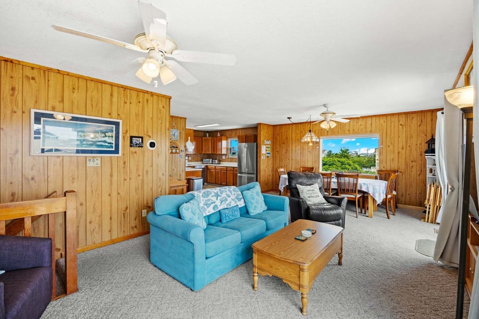 Top level: Living area.