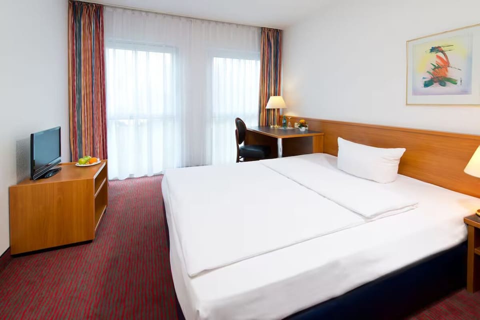 Stretch out on crisp linens after a full day exploring.