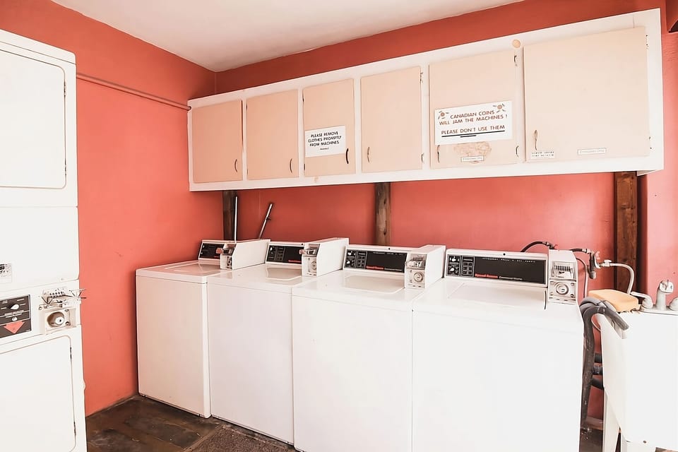Refresh your wardrobe anytime with convenient on-site laundry machines.