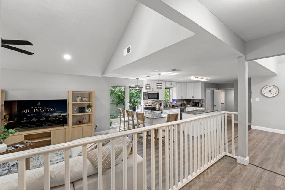 Enjoy seamless flow between the living room, dining area, and kitchen—ideal for entertaining, sharing meals, and making memories together.