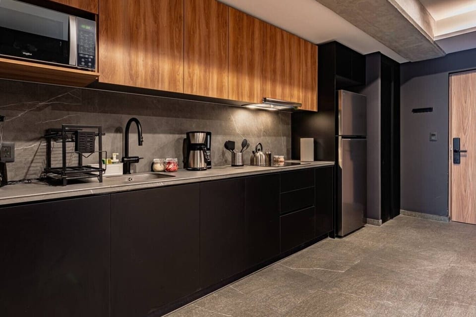 Enjoy the convenience of a well-equipped kitchen area.