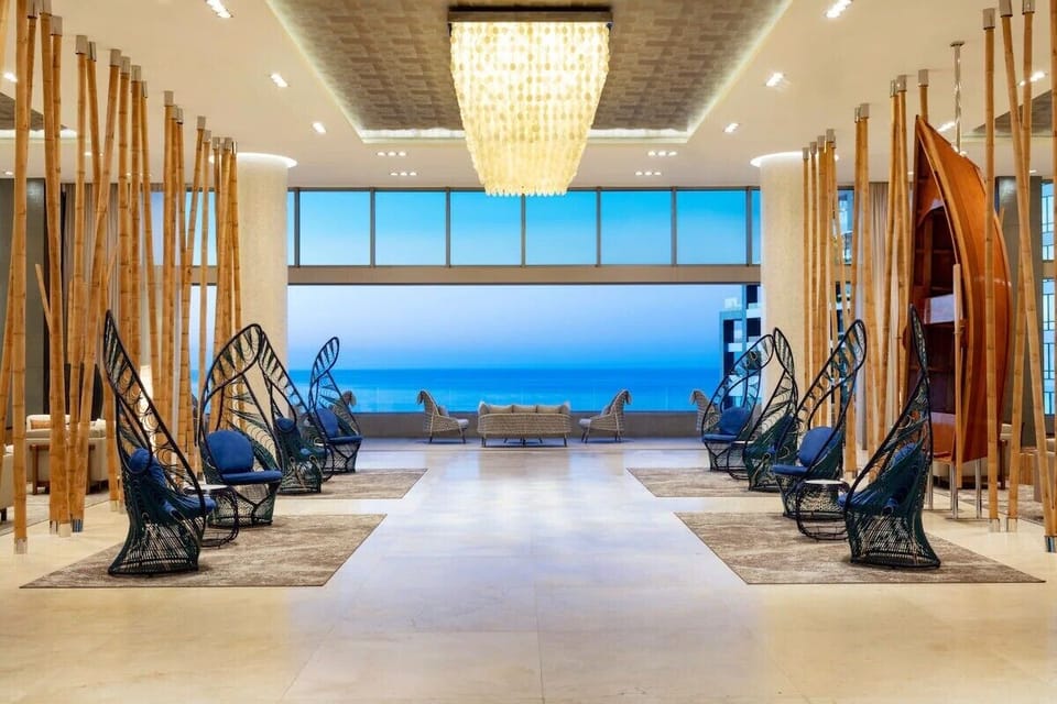 Resort ocean-view lounge (shared)