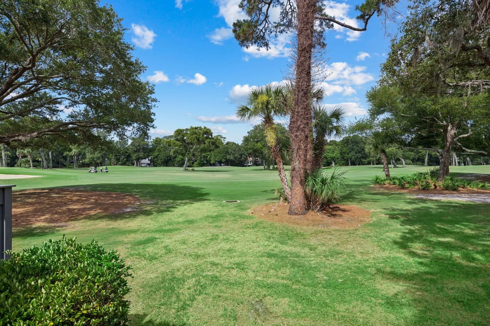 Sink in and soak up the fairway view