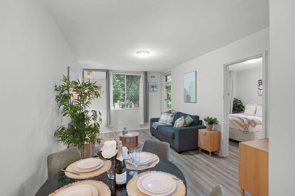 Dining & Living Area: Relax, dine, and unwind in this bright and welcoming open-plan space.