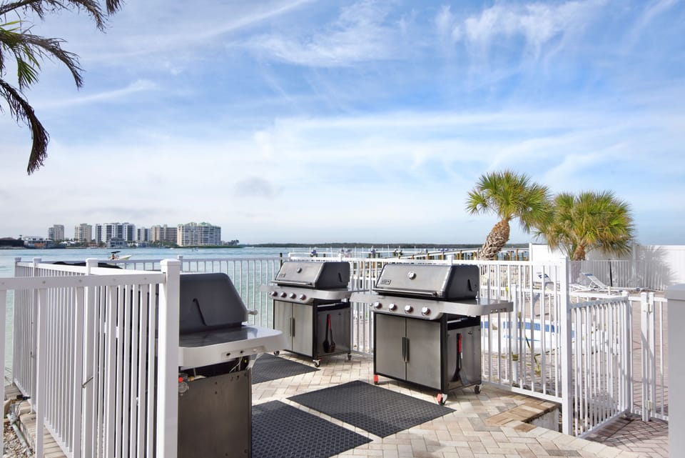 Community grilling area