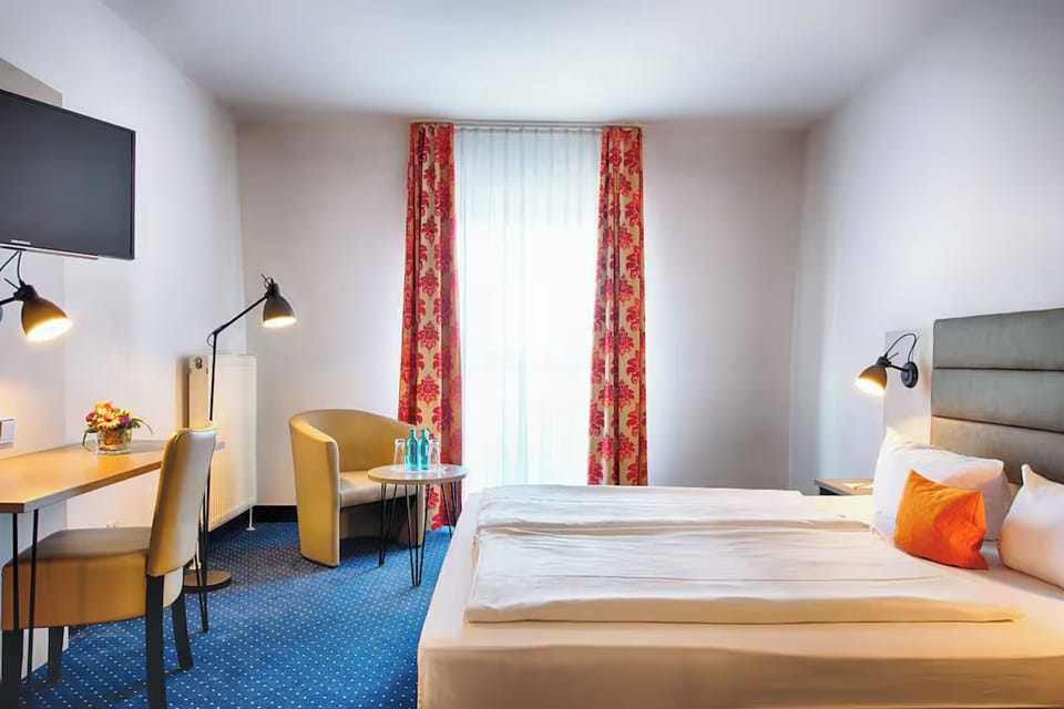 Bedroom. Interior and views may vary based on location and availability.