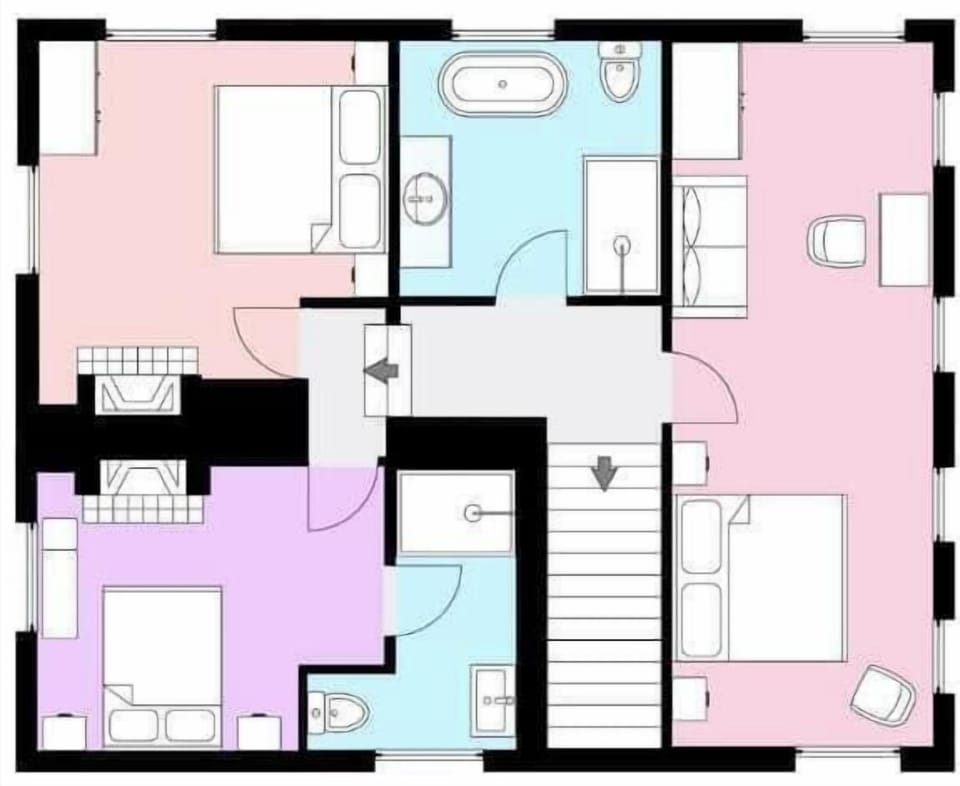 The Garden House at Lissadell - House Layout