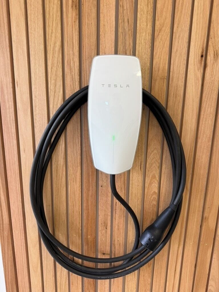 Convenient on-site Tesla EV charger