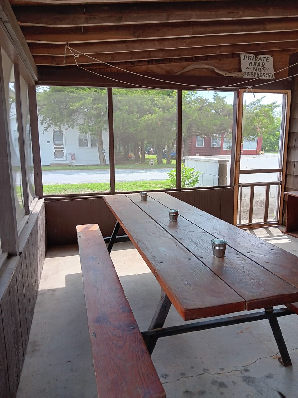 Outdoor dining