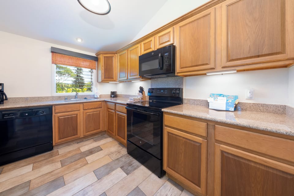 Start mornings in a bright kitchen made for easy cooking.