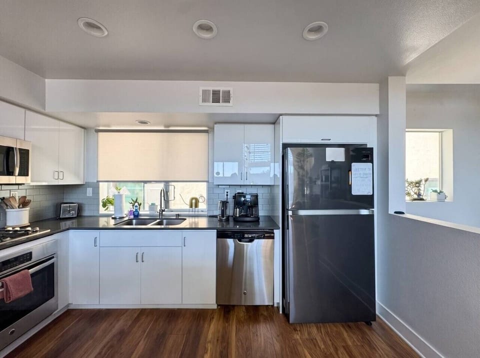A fully equipped kitchen ready for home-cooked meals during your stay.