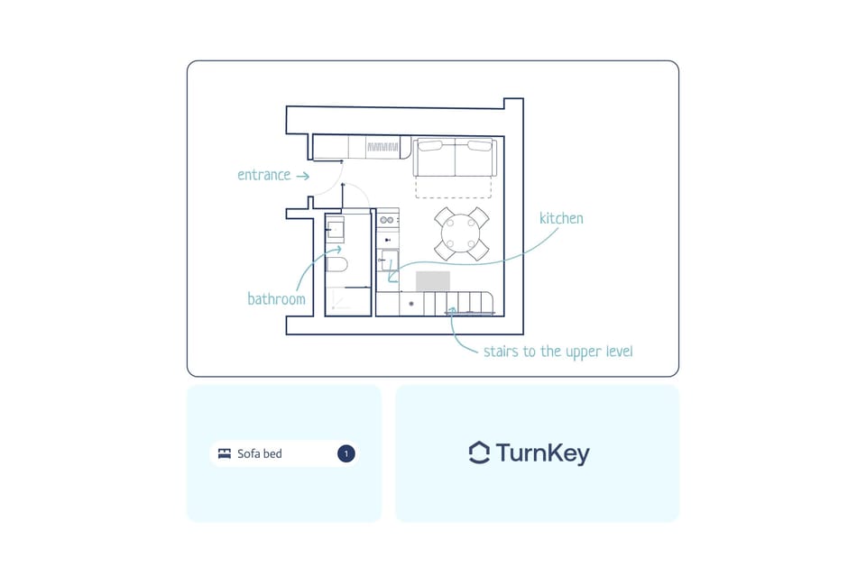 Floor plan of the lower floor