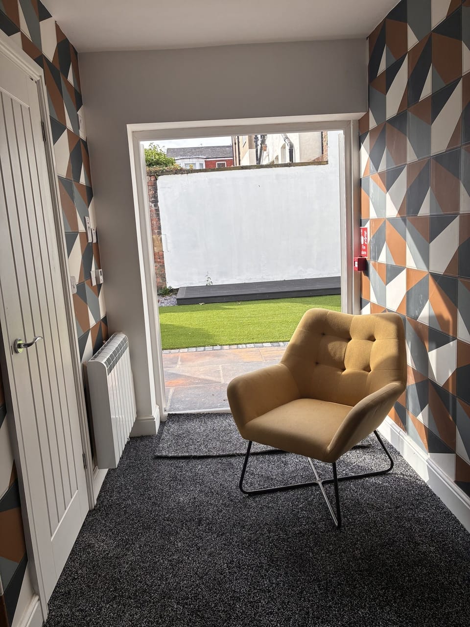 Bedroom with Garden View