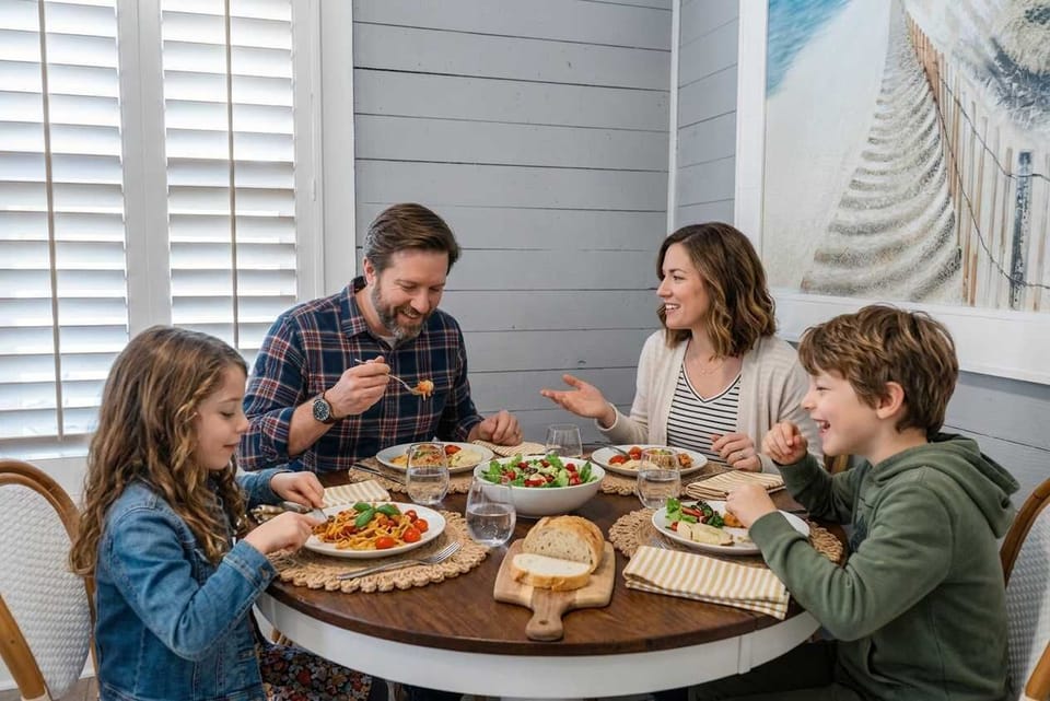 Gather around with friends and family for a shared meal!