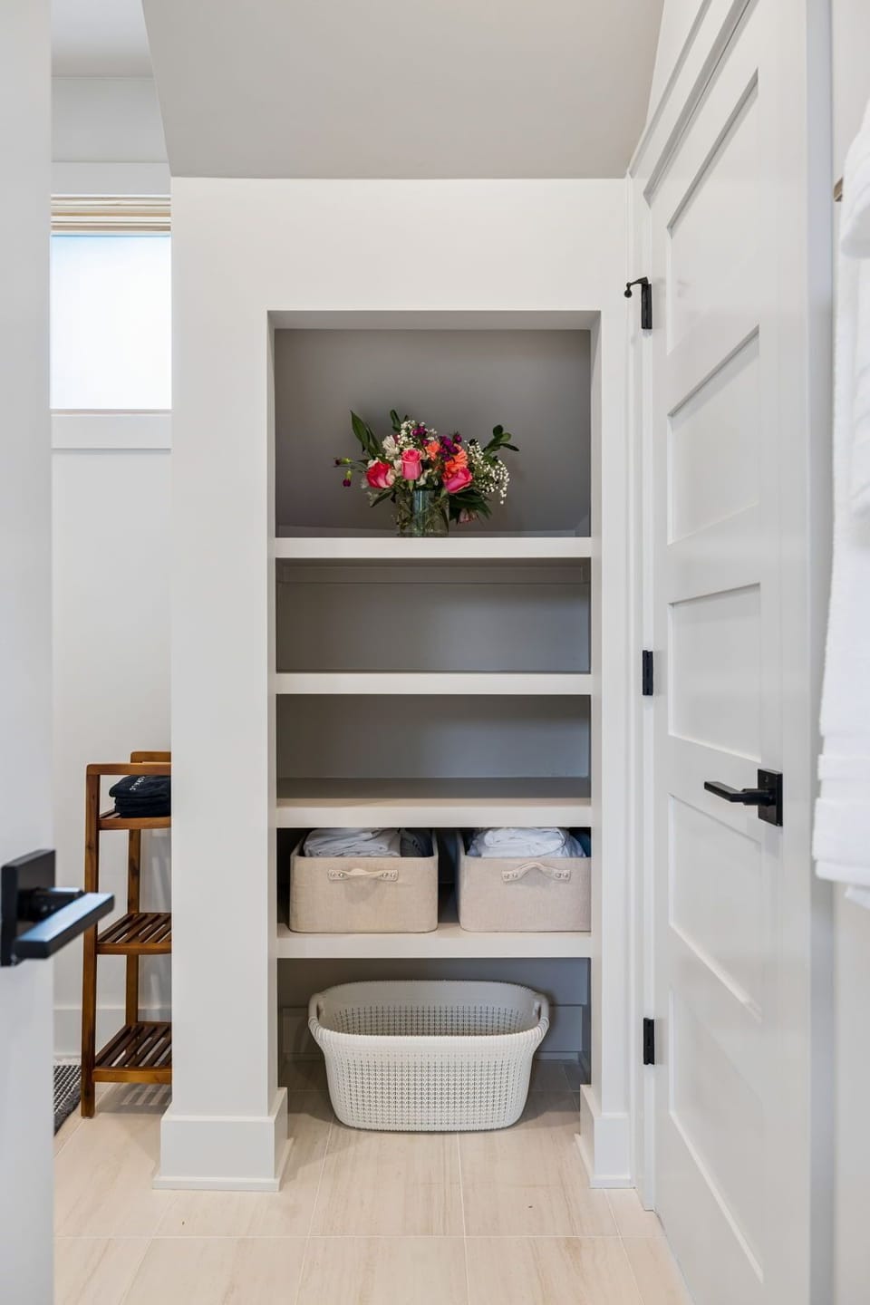 Bathroom Linen Shelves