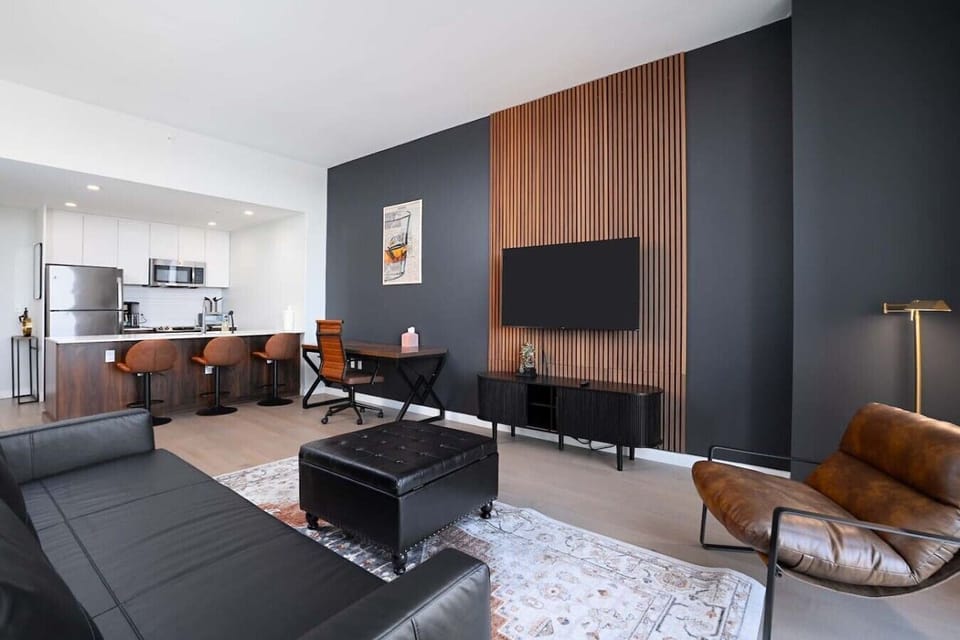 Bright seating area for relaxing between outings