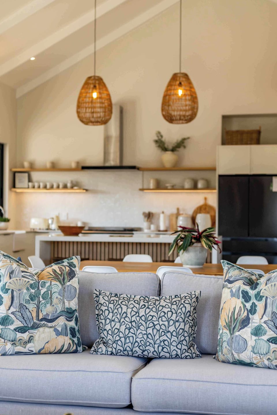 Open-plan Living room to Kithen