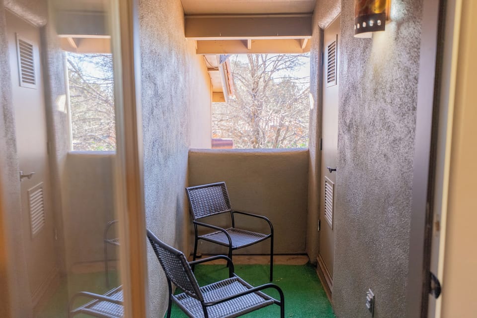 Luna has a balcony off the twin bedroom - perfect for a quiet getaway
